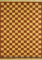 Yorkshire Check Pattern Wool Rug 177-624S