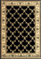 Maacoo Contemporary Trellis Rug 954 Black