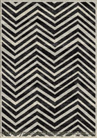 Morocco Chevron Rugs MG095 Charcoal Silver LI