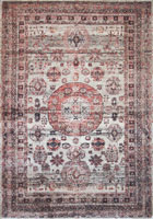 Preziosa Contemporary Medallion Distressed Rug 80J