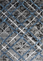 America Abstract Rugs G083A D. Blue D. Grey