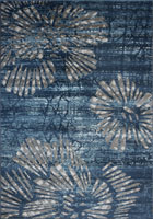 America Abstract Rugs G028A D. Blue D. Blue