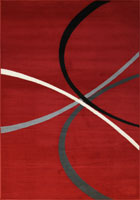 Bello Modern Abstract Rugs V57712 Red