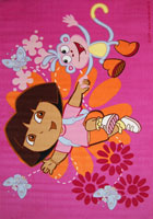 Disney Dora The Explorer Butterflies Kids Rugs