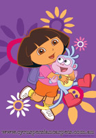 Disney Dora The Explorer and Boots Kids Rug