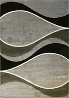 Boston Modern Wavy Rugs F619 L. Grey L. Grey