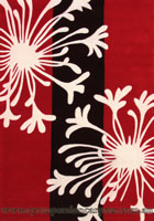 London Modern Floral Rug LD402-RWB