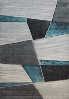 Love Modern Abstract Rugs 22322 Blue Sapphire