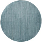 Domenico Modern Plain Round Rugs B066A Blue Blue