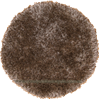 Darwin Shaggy Round Rug 218 Brown Brown