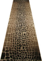 Alpi Animal Print Hallway Runner Rug 4978A Fume