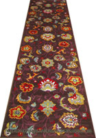 Infinity Hallway Runner Rug 4139X Brown D. Lilac