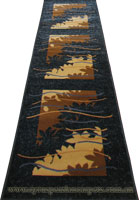 Sahra Hallway Runner Rug 1272A-P30 Navy