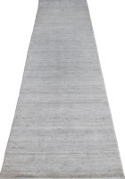 Hamilton Plain Wool Hallway Runner Rugs Plain White