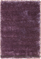 Darwin Plain Shaggy Rug 136 Violet Violet