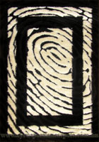 Monte Carlo Abstract Shaggy Rug L026 Black White