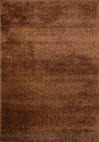 Natura Plain Shaggy Rug 7000 Brown