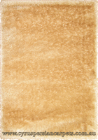 Plush Plain Shaggy Rug 3DK44 P. Beige P. Beige