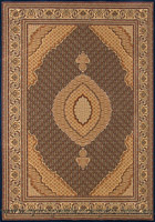 Hereke Traditional Medallion Rug Mahi Navy