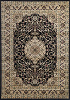 Gianni Traditional Medallion Rugs 600 Black