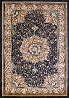 Minnesota Traditional Medallion Rug 3005A Navy Cream