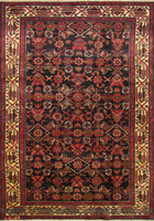 Hamedan Hand Knotted Oriental Wool Rug